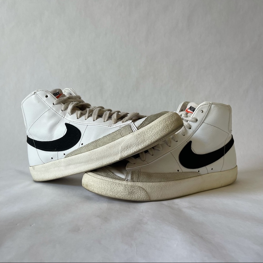 Nike Blazer Mid ‘77 Vintage White/Black Suede BQ6806-100 Size 11